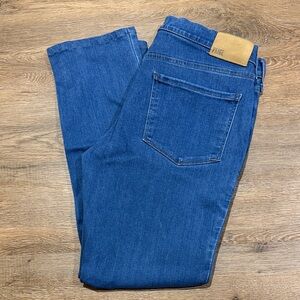 PAIGE Men's Lennox Slim Classic Blue Straight Jeans